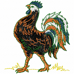 Chickens And Roosters Embroidery Design 2 Chickens And Roosters Embroidery Design 2